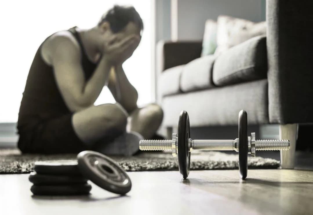 Confident athlete mid-functional movement